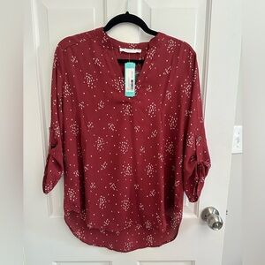 NWT - long sleeve work blouse